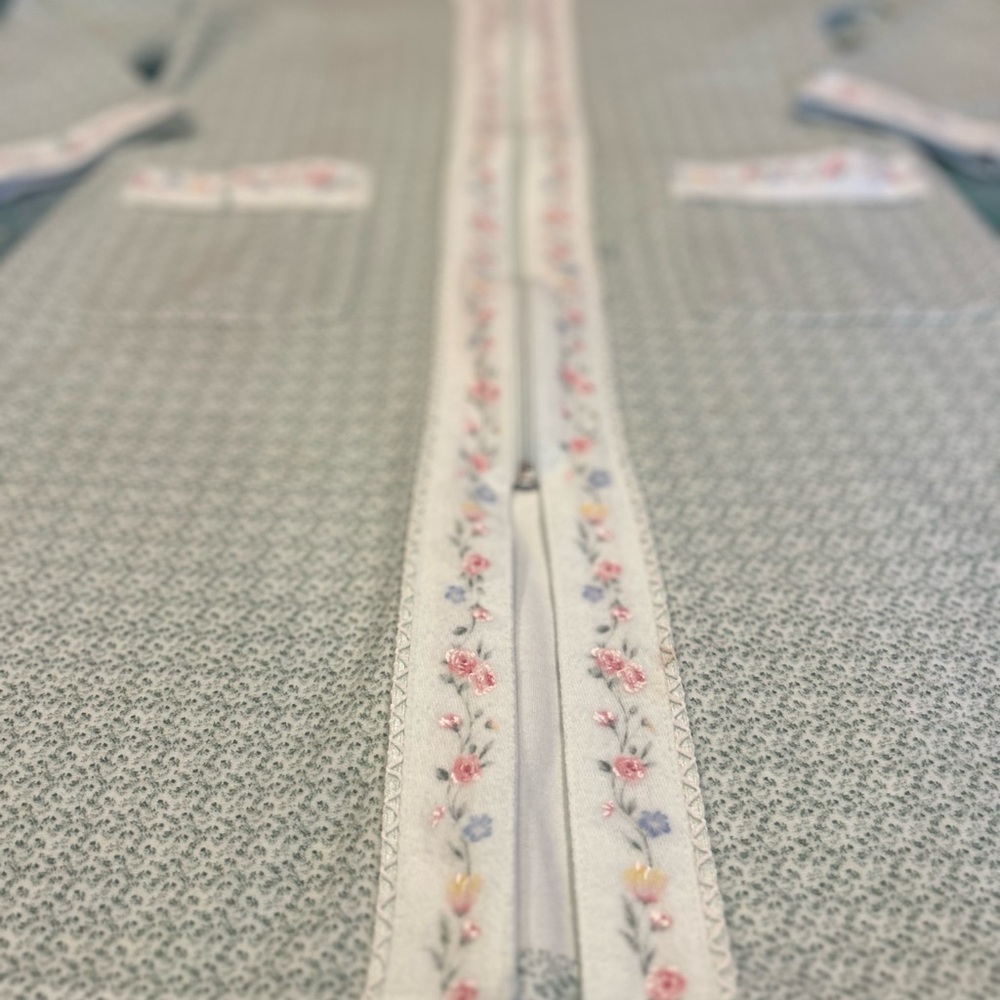 Seaglass Green Floral Housedress - image 8